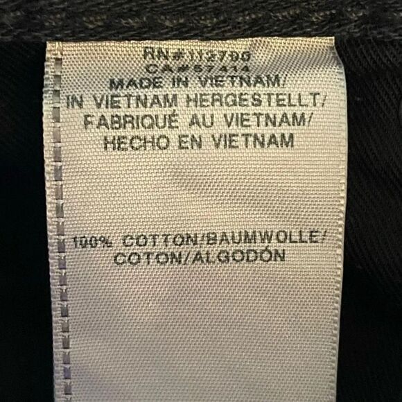 True Religion Jeans  Denim Horseshoe Back  Pockets Straight Black   29 #1502 - Picture 11 of 15